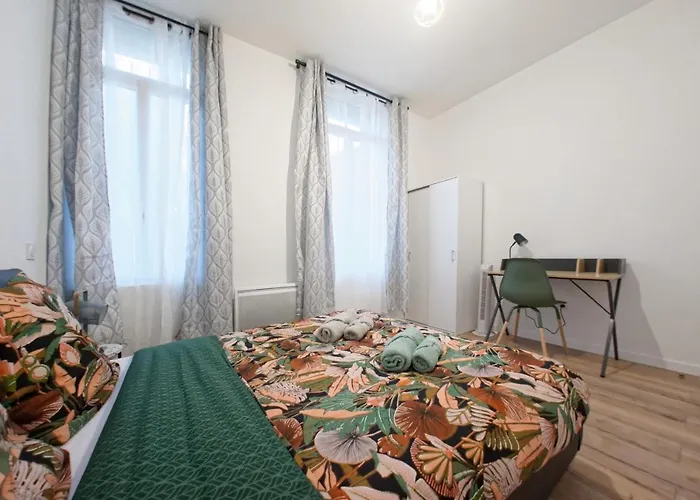 Le Perpinb - 6 Personnes - Bureau & Wifi