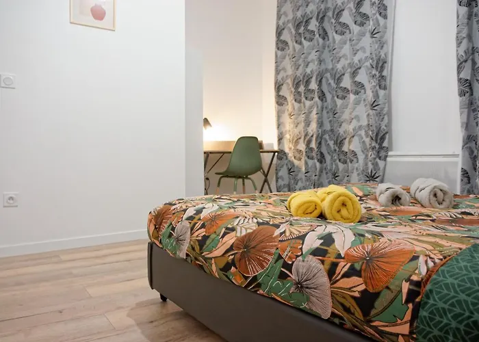 Apartament Le Perpinb - 6 Personnes - Bureau & Wifi